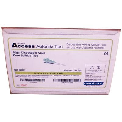 Access Automix Nozzle Needle Tips, 20 Gauge, Aqua Blue, 144/Pack, 290022 thumbnail 6