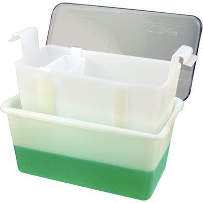 C-Tub® Instrument Receptacle, 1 Gallon Capacity, 13-1/2" W x 7-1/2" H x 6-1/4" L, 1/Pkg, Cetylite #0106 thumbnail 2