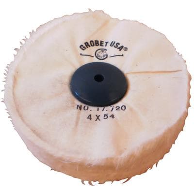 Finex Muslin Buffs with Plastic Centers - 4" x 54 Ply - Finex Muslin Buffs with Plastic Centers - 4" x 54 Ply - Image 1
