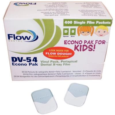 Flow Silver D™ D Speed Intraoral X-Ray Film, Size 0 (Child), DV-54, Econo Pak, 400/Pkg thumbnail 2