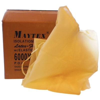 Maytex Isolation Gowns, Elastic Cuff, Yellow, One Size Fits All, 50/Box, 6000Y thumbnail 4