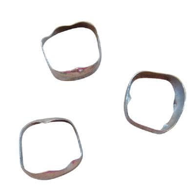 Patterson® Plain First Molar Bands – Lower Left, Size 10, 3/Pkg - Patterson® Plain First Molar Bands – Lower Left, 3/Pkg - 10 - Image 1