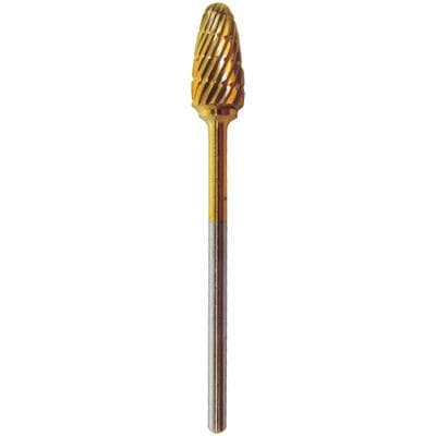 Abbott-Robinson® TNT™ Titanium Nitride Coated Carbide Bur, HP, Taper Dual Cut, #84T, Regular Cut, 1 Each thumbnail 2