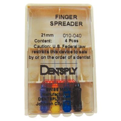 Dentsply Maillefer Finger Spreader, Assorted Sizes 10-40, 21mm, Stainless Steel, Color-Coded, Pack of 4 thumbnail 8