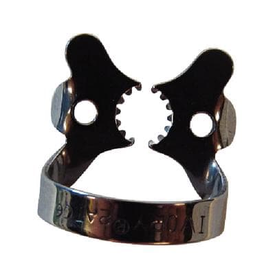 Ivory Tiger Rubber Dam Clamp, #2AT, Winged, Serrated, for Bicuspids with Large Necks, 1 Each, 50057847 thumbnail 11