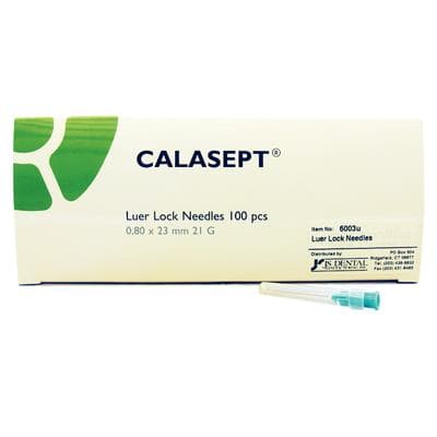 Calasept Luer Lock Paste Needles, 21 Gauge, 0.80 x 23 mm, 100/Box, Ref 1231100 thumbnail 13
