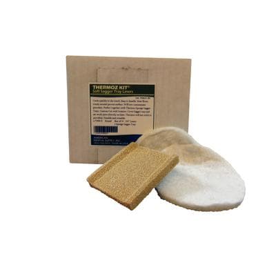 Thermoz Soft Sagger Tray Liner Kit, Round, 3 x 3, 12 Liners + 1 Sponge Tray thumbnail 2
