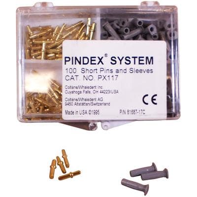 Pindex Short (10 mm) Pins and Plastic Sleeves, Refill Pack of 100 Pins and 100 Sleeves, PX-117 thumbnail 7