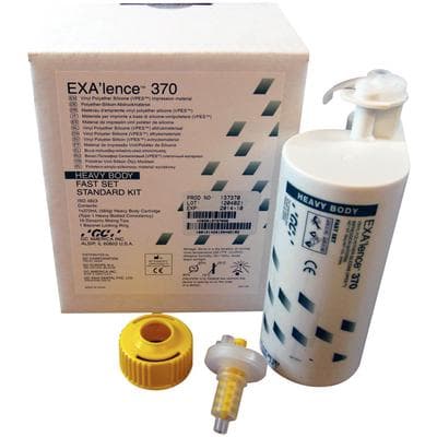 GC America Exa'lence VPES Impression Material, Standard Kit, Heavy Body, Fast Set, 370 mL Cartridge, 1 Kit (137370) thumbnail 11