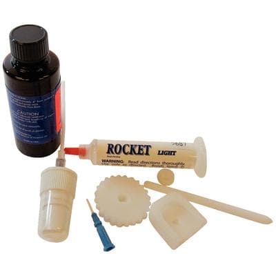 Rocket Introductory Kit - Light Clear, 12g Syringe with Dispenser and Accelerator thumbnail 2