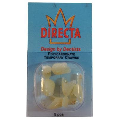 Directa Temporary Polycarbonate Cuspid Crowns, Translucent, Size 30, Refill Pack of 5, 609230 thumbnail 4