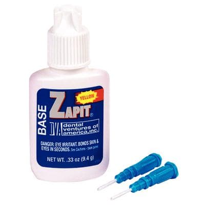 Zapit Block Out Material Base, Yellow, 9.4 g Bottle with 2 Tips thumbnail 2