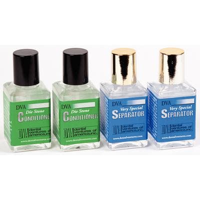 DVA Conditioner and VSS System Bottle Assortment, 4 x 1 oz Bottles (2 Separator, 2 Conditioner) - DVA Conditioner and VSS System – Bottle Assortment - DVA Conditioner and VSS System – Bottle Assortment - Image 1