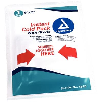 Dynarex Non-Toxic Instant Cold Pack with Urea, 5" x 9", Case of 24 thumbnail 4