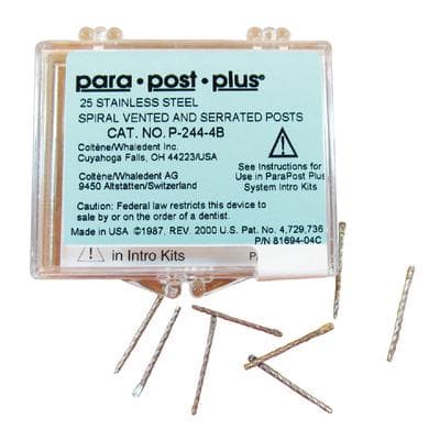 ParaPost Plus Stainless Steel Posts, Size 4 (.040"/1.0mm), Yellow, 25/Pk, P2444B thumbnail 13