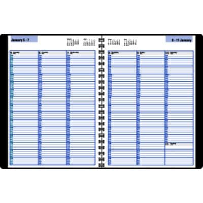 DayMinder Weekly Professional Appointment Book, 8" x 11", Burgundy, AAG G52014 - DayMinder Appointment Books & Planners - Weekly Professional Appointment Book, Burgundy - Image 1