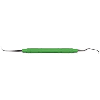American Eagle Implant Instrument Nebraska 128/Langer 5 Double End Titanium Scaler, 3/8" Green EagleLite Handle, Single, AEIIN128-L5X thumbnail 11