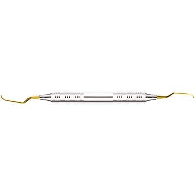 American Eagle Columbia 2L-2R XP Curette, 3/8" Extended Shank, Double-End, EagleLite Stainless Steel thumbnail 5