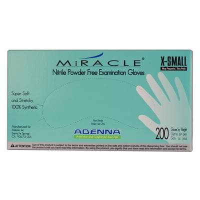 Adenna Miracle Nitrile Exam Gloves, Powder-Free, Non-Sterile, Extra Small, Blue, 200/Box, MIR160 thumbnail 18