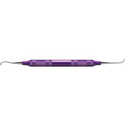 American Eagle Eagle Talon Double-Ended Sickle Scaler, 3/8" EagleLite Resin Handle, Purple, AESETX thumbnail 9