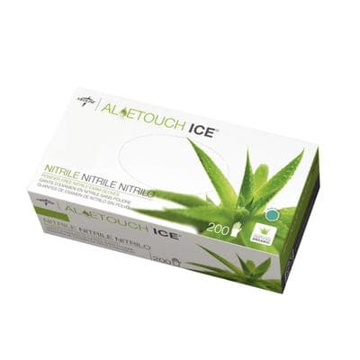 Aloetouch Ice™ Nitrile Exam Gloves, Powder Free, Non-Sterile, Extra Small, Green, 200/Box thumbnail 8