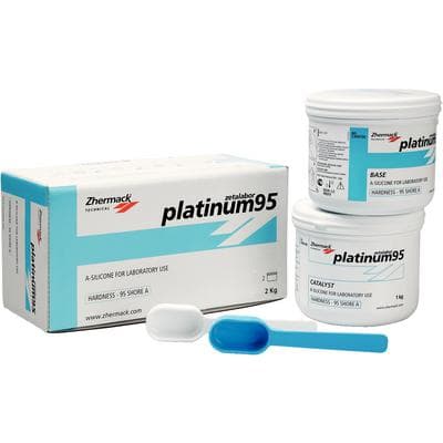 Platinum 95 Lab Putty Addition Silicone, 1 kg Base & 1 kg Catalyst, 2/Pkg thumbnail 4