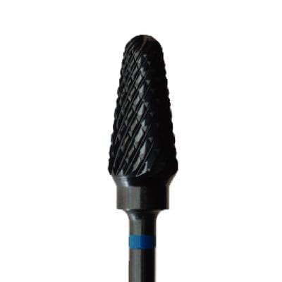 Black Cobra Tungsten Carbide Cutter, Medium, Tapered Round End, 6.0 mm Diameter, 12.7 mm Head Length, HP Handpiece, Coarse, B79G-060 thumbnail 4