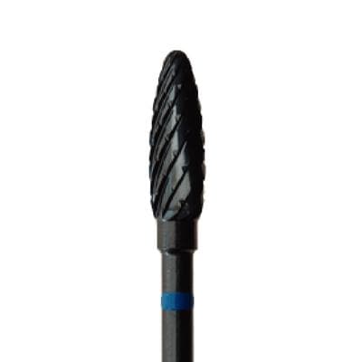 Black Cobra Tungsten Carbide Lab Cutter, Medium, Coarse, 4.0 mm Diameter, 12.0 mm Head Length, Tapered Round End, HP, B250G-040 thumbnail 4