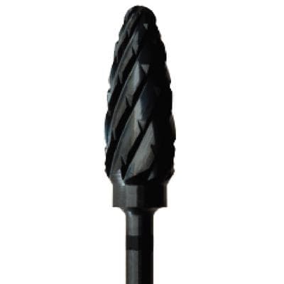 Meisinger Black Cobra Carbide Lab Cutter, HMB251S-060-HP, Ultra Coarse, 6.0mm, Tapered Round End, HP Handpiece thumbnail 4