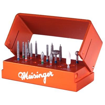 Meisinger Baltzer Crown & Bridge Diamond Preparation Kit, 14 Burs with Bur Block, 2531 thumbnail 2
