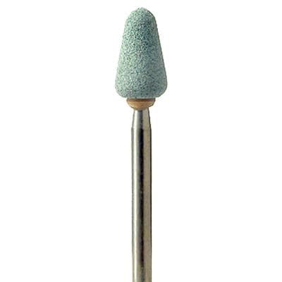 Meisinger K+B Green Ceramic Abrasive Mounted Stone, HP, Fine Grit, Shape 671, Size 060, 5/Pkg - KB671-060 - K+B Green Ceramic Abrasives – HP, Green, Fine, 5/Pkg - KB671-060 - Image 1
