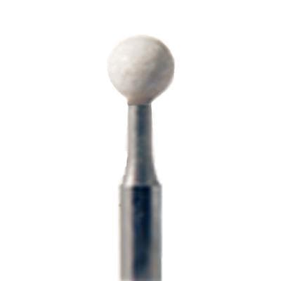 Meisinger 601XF-030-HP-WH White Arkansas Abrasive Mounted Stone, Extra Fine, Round, 3 mm, 5/Pkg thumbnail 3