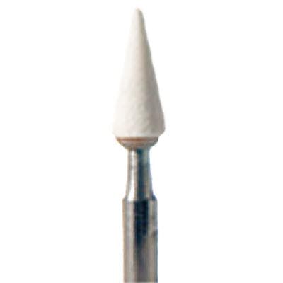 Meisinger White Arkansas Abrasive Mounted Stone, Extra Fine Grit, Size 030, 5/Pkg, 645XF-030 - White Arkansas Abrasives – White, Extra Fine, 5/Pkg - HP, 645XF-030 - Image 1