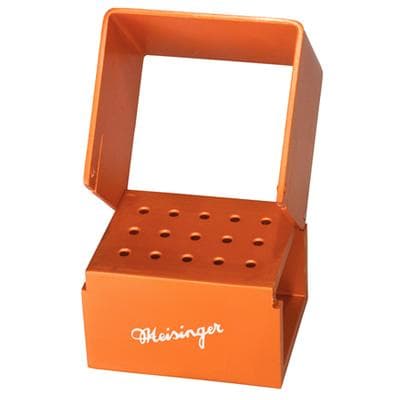 Meisinger Sterilizable Bur Block, Orange, 15 Holes HP, Anodized Aluminum, OR700 thumbnail 4