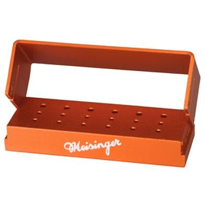 Meisinger Sterilizable Bur Block, Orange, 18 Holes (12 FG / 6 RA), with Cover, OR603 thumbnail 4