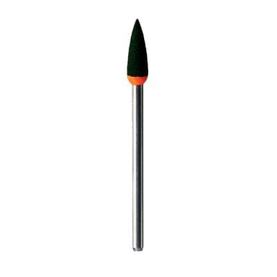 Meisinger 9742H-040-HP-GR/O Ceramic Polisher, Flame, Extra-Coarse, Green/Orange, 4.0 mm, Handpiece, 2/Pack thumbnail 5