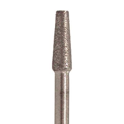 Meisinger 847S-027 Sintered Diamond Bur, HP, Flat End Taper, Medium Grit, 2.7 mm Diameter, Blue Ring, Reusable thumbnail 2