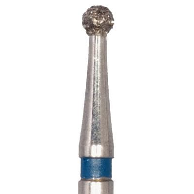 Meisinger 801-014-HP Diamond Bur, Round, Medium Grit, 1.4 mm Diameter, HP Shank, 5/Pack thumbnail 7