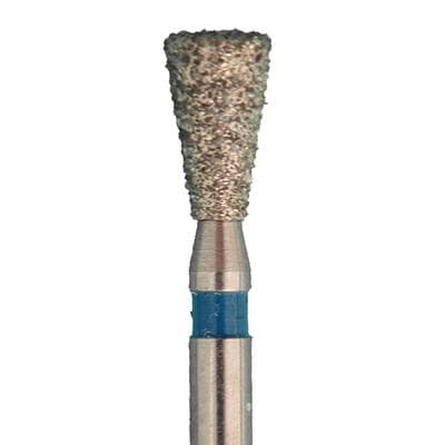 Meisinger 807-025-HP Diamond Bur, Inverted Cone, Medium Grit, 2.5 mm Diameter, Long, HP Shank, 5/Pack thumbnail 4