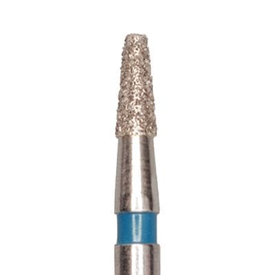 Meisinger 845-010-HP Diamond Bur, Flat-End Taper, Medium Grit, 1.0 mm Diameter, Handpiece, 5/Pk thumbnail 6