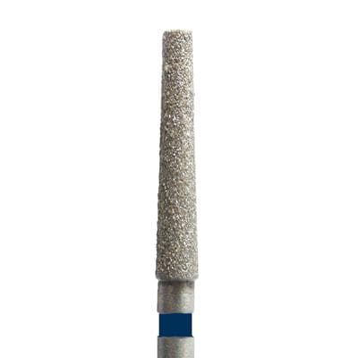 Meisinger 848-023-HP Diamond Bur, Medium Grit, Blue Ring, Flat End Tapered, 2.3 mm Head, 10 mm Working Length, HP Shank, Pack of 5 thumbnail 6