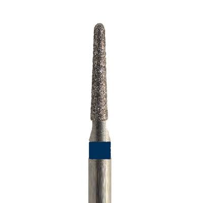Meisinger 850-016-HP Diamond Bur, Round End Tapered (Chamfer), Medium Grit, 1.6 mm Diameter, 8 mm Working Length, HP Shank, 5/Pack thumbnail 7