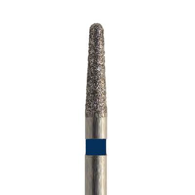 Meisinger 850-023-HP Diamond Bur, Round End Tapered, Medium Grit, 2.3 mm Diameter, HP Shank, 5/Pk thumbnail 6