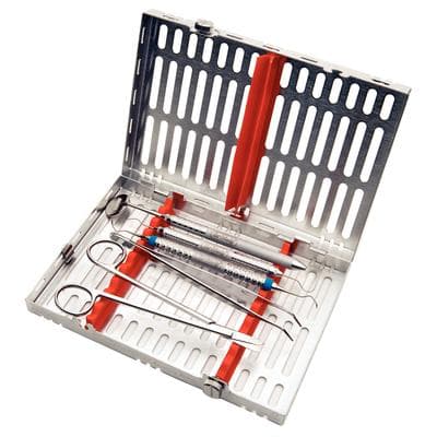 Hu-Friedy IMS Signature Series Collection Suture Removal Standard Set-Up, Orange, 10-Instrument Cassette, IMSUTURE thumbnail 8