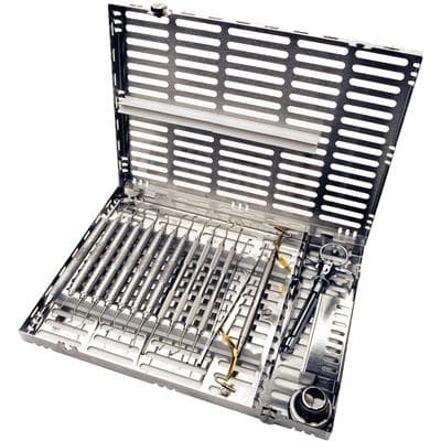 Hu-Friedy IMS™ Signature Series® Collection Amalgam Standard Set-Up, Large 16-Instrument Cassette, White thumbnail 7