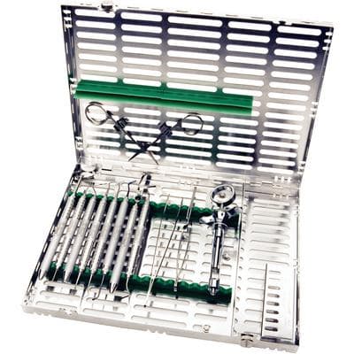 Hu-Friedy IMS Signature Series Collection Crown and Bridge Standard Set-Up, Green, IMCROWN thumbnail 6