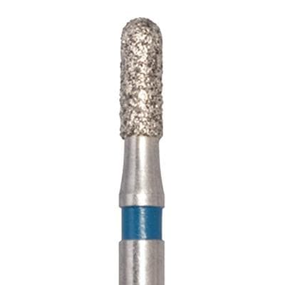 Meisinger Multi-Use Diamond Bur, FG, Round End Cylinder, #838, 1.4 mm, Medium Grit, Blue Ring, 5/Pk, 838-014-FG thumbnail 7