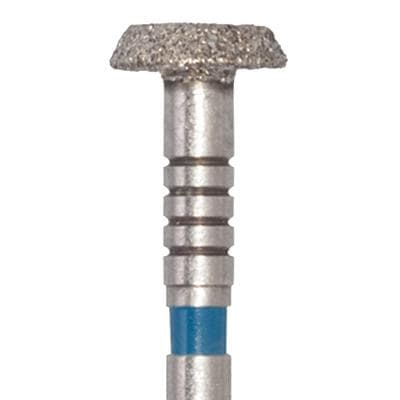 Meisinger 824-037-FG Diamond Depth Cutter Bur, Medium Grit, Blue Ring, Guide Tip, Friction Grip, 3.7 mm Head Diameter, 5/Pkg - Diamond Instruments – FG, Depth Cutter - Medium, Blue, Guide Tip, 824-037-FG, 3.7 mm Head Diameter, , 5/Pkg - Image 1