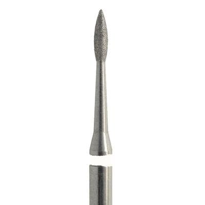 Meisinger 830LU-014-RAL Diamond Rotary Instrument, RA, Ultra Fine Grit, Football Shape, 1.4 mm Diameter, Long Shank, 5/Pack thumbnail 3