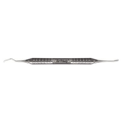 Hu-Friedy 13K/TG Kirkland Periodontal Curette/Chisel, Double End, #6 Satin Steel Handle thumbnail 6
